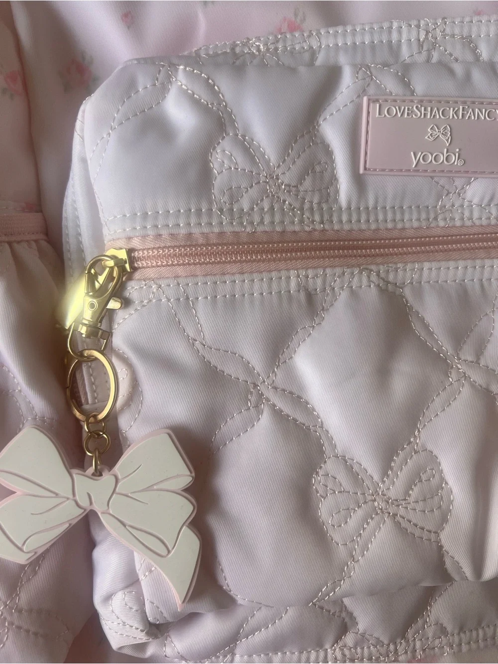 LoveShackFancy x Target x Yoobi Quilted Backpack with Bow Charm